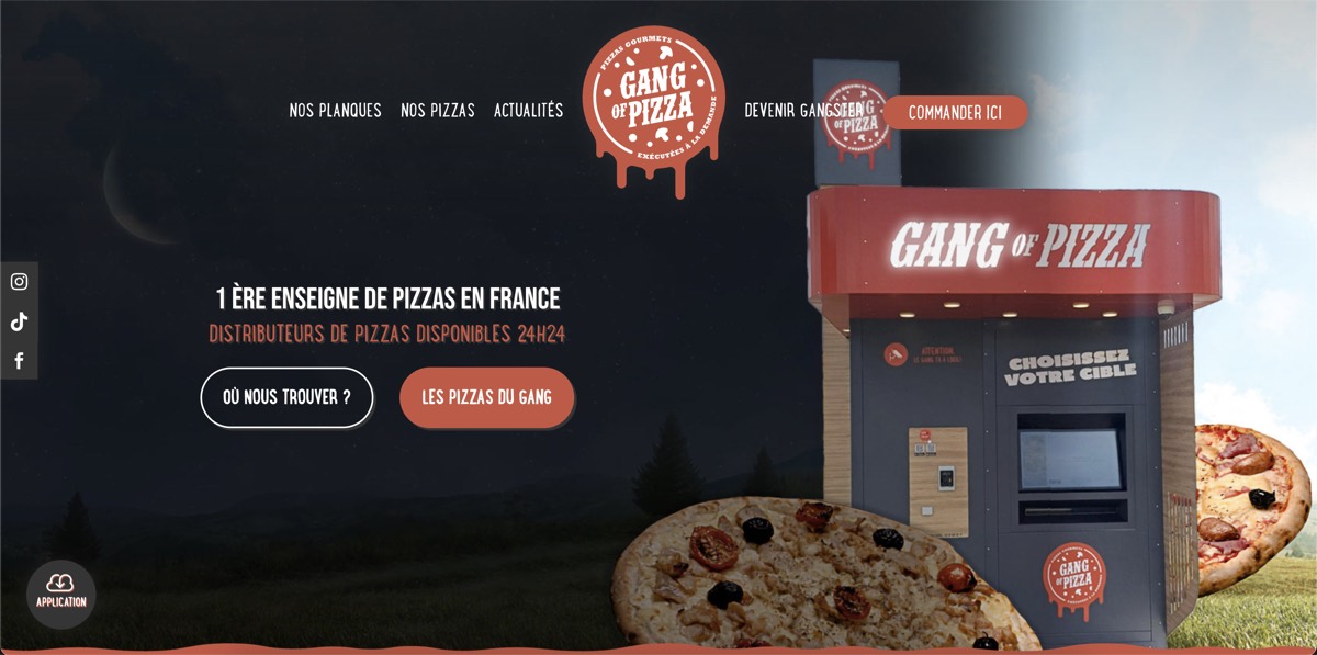 Site internet Gang Of Pizza